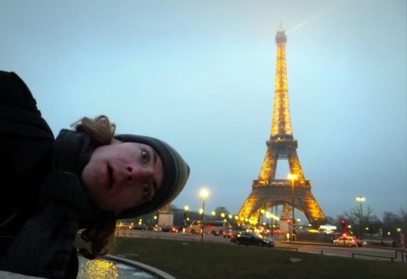 Me, being an idiot in Paris